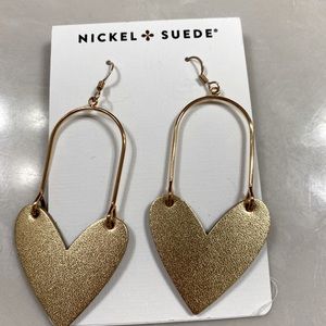Nickel + Suede Earrings